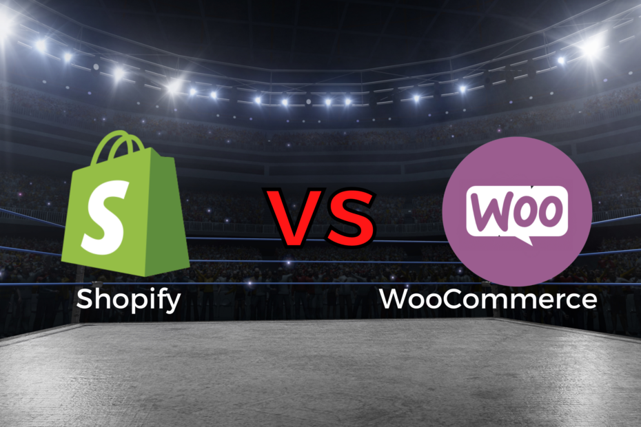 Shopify vS WooCommerce copertina